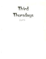 Third Thursdays