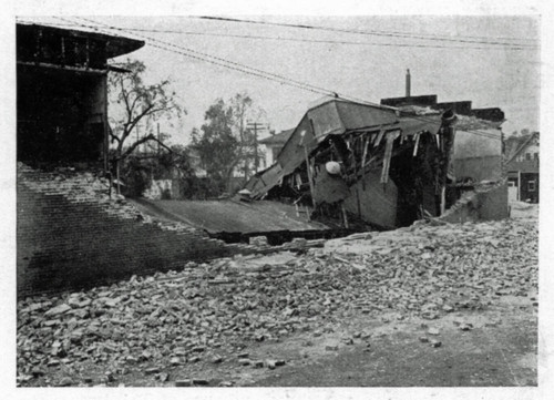 Damage from 1933 Earthquake