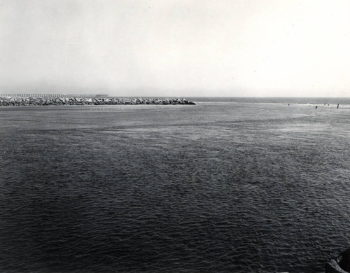 Alamitos Bay jetty construction