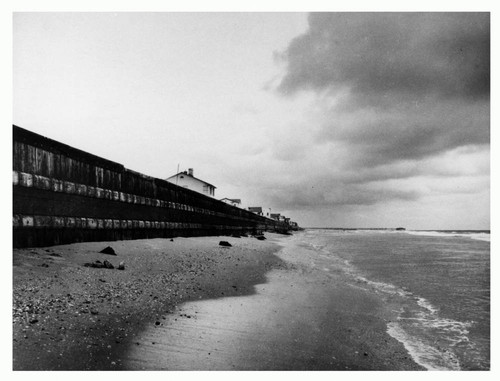 Beach looking east from 55th Place