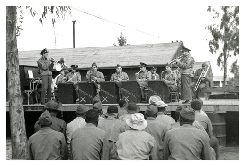 Army Band at 76th Company Camp