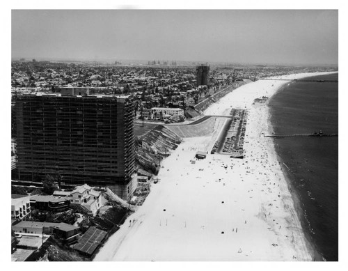 Aerial view of beach