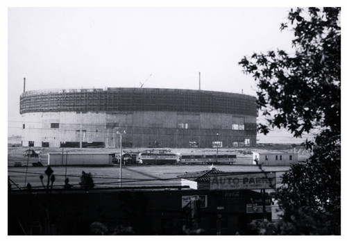 Arena early in construction