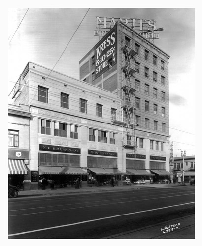 Kress Department Store, 1920