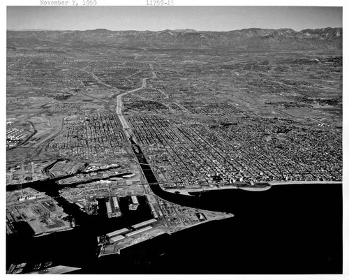 Long Beach harbor and Los Angeles County, 1959