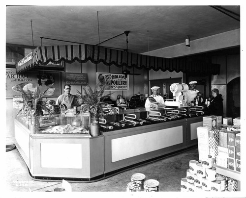 Hamilton and Bill's meat counter