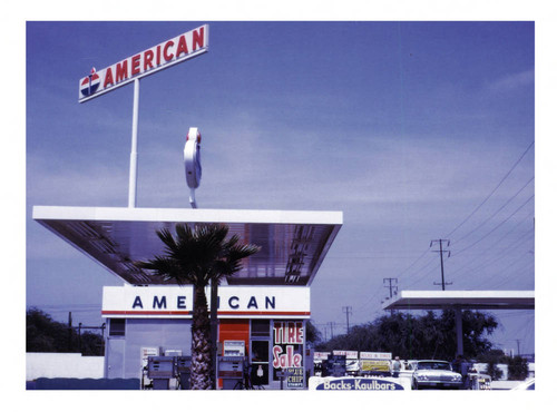 American gasoline station