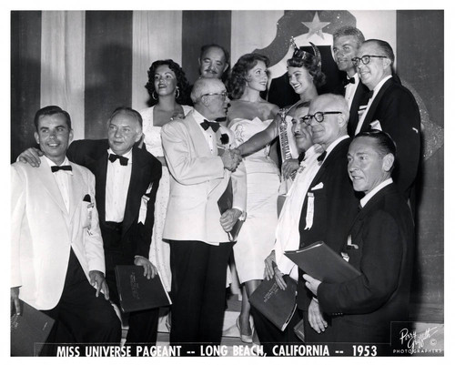 The judges with Miss USA