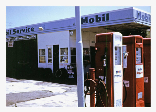 Old Pumps at Bob's Enco Service Station