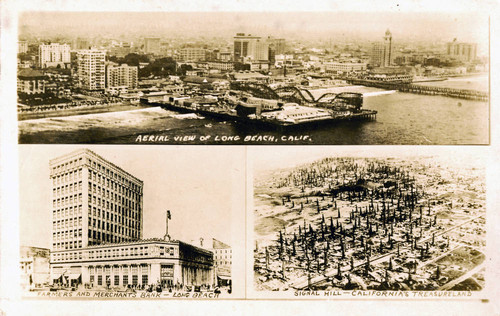 Aerial view of Long Beach