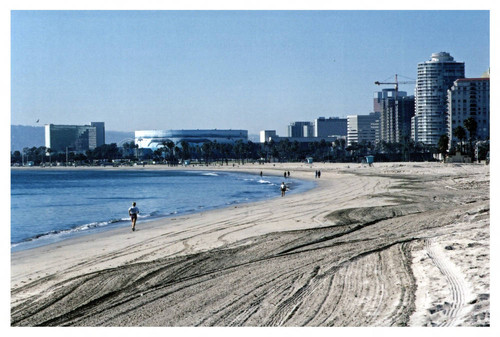 Shoreline with Hyatt Hotel and Long Beach Arena