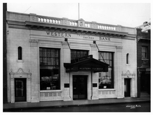 Western Trust and Savings Bank — Calisphere