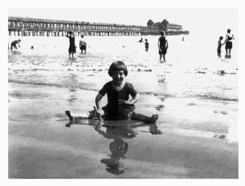 Annella at the beach