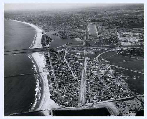 Seal Beach aerial view