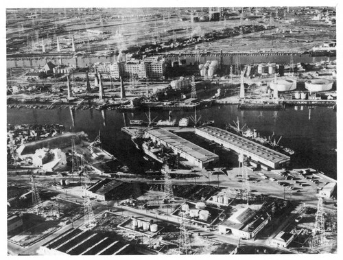 Ships and industry in harbor