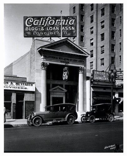 The Facade of the California Building and Loan Association