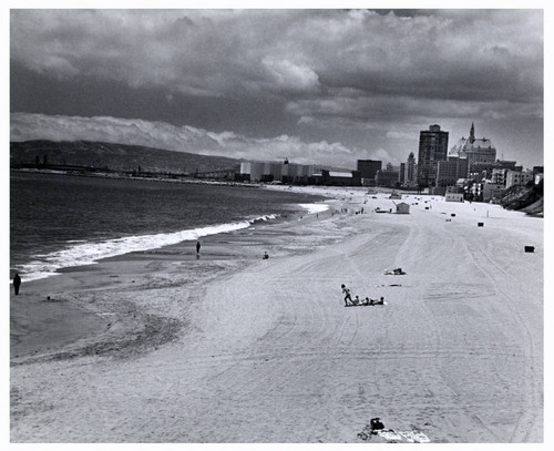 View of the beach facing the Arena