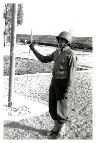 76th Company Camp Flagpole