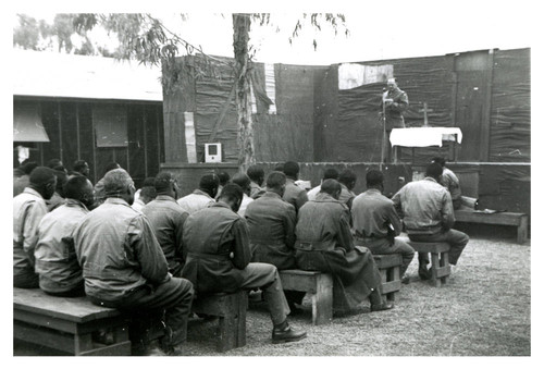 76th Company Camp Church Meeting