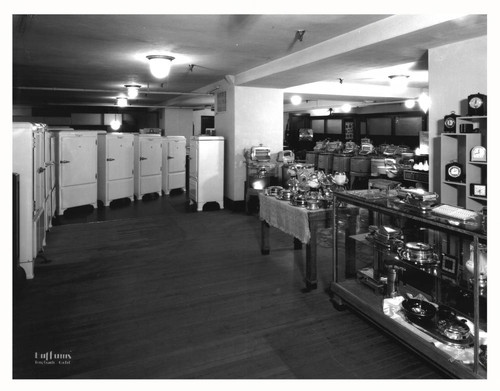 Buffums appliance department, 1935