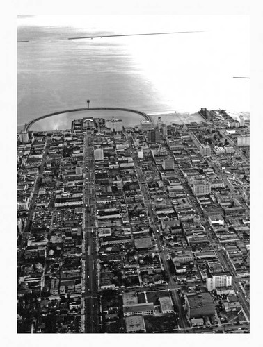 Aerial Long Beach, 1940