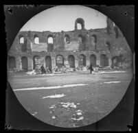 Odeon of Herodes Atticus from the outside, Athens, 1891