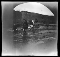 Armenian women washing clothes in a mountain stream, Talas vicinity, Turkey, 1891