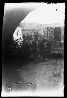 Brothers Badal Azournarnanz (?) at their home in the small Armenian village of Calasar, Khoy vicinity, Iran, 1891