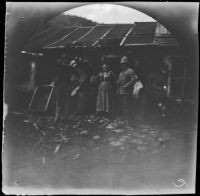 William Sachtleben with inn keepers, Geyve vicinity, Turkey, 1891