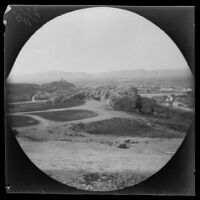 Panoramic view towards Mars' Hill (Areopagus) from the Acropolis, Athens, 1891