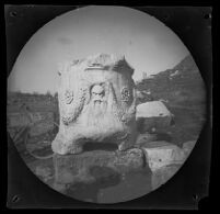 Altar to Dionysos south of the Theater of Dionysus Eleuthereus, Athens, 1891