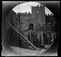 Kayseri Kalesi walls, Kayseri, Turkey, 1891