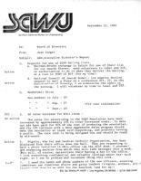 Administrative Director's Report - September 22, 1983