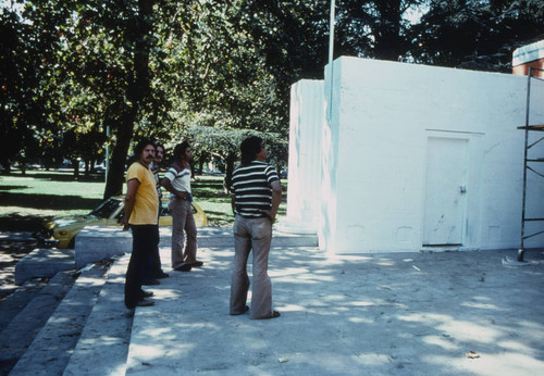 Royal Chicano Air Force Mural Production, Southside Park 1978