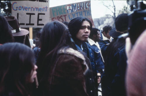 Demonstration for Dennis Banks