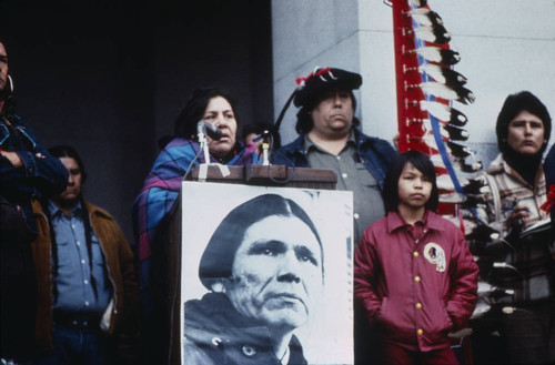 Sacramento Demonstration for Dennis Banks