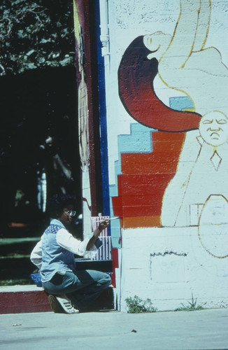 Southside Park, Sacramento, Mural Production