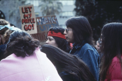 State Capitol Demonstration for Dennis Banks