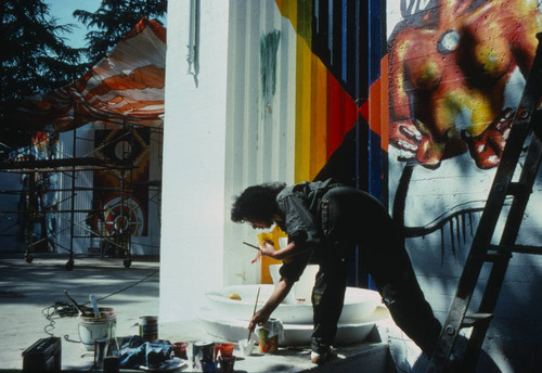 Mural Production in Southside Park