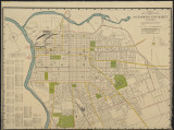 Fergies New Commercial Map of Sacramento and Vicinity California