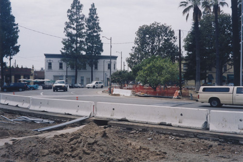 Plaza Square under construction, Orange, California, 2001