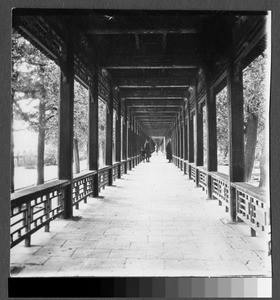 Long Corridor, Summer Palace, Beijing, China, 1927