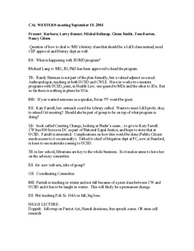 Warren College Law and Society Program descriptions, statistics, and program review