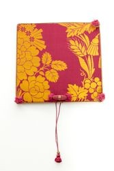 Red and gold burse