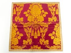 Red and gold chalice veil