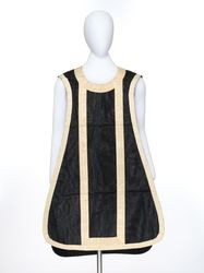 Black and white chasuble