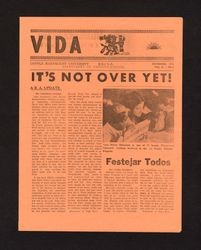 Vida Newspaper, Volume 2, Issue 3 - November 1974 — Calisphere