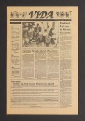 Vida Newspaper, Volume 21, Issue 3 - October 1992 — Calisphere