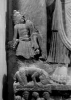 Bas-relief fragment depicting Dipankara jataka
