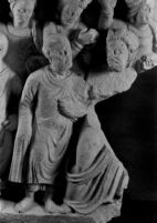 Bodhisattva Vajrapani and devotees, detail